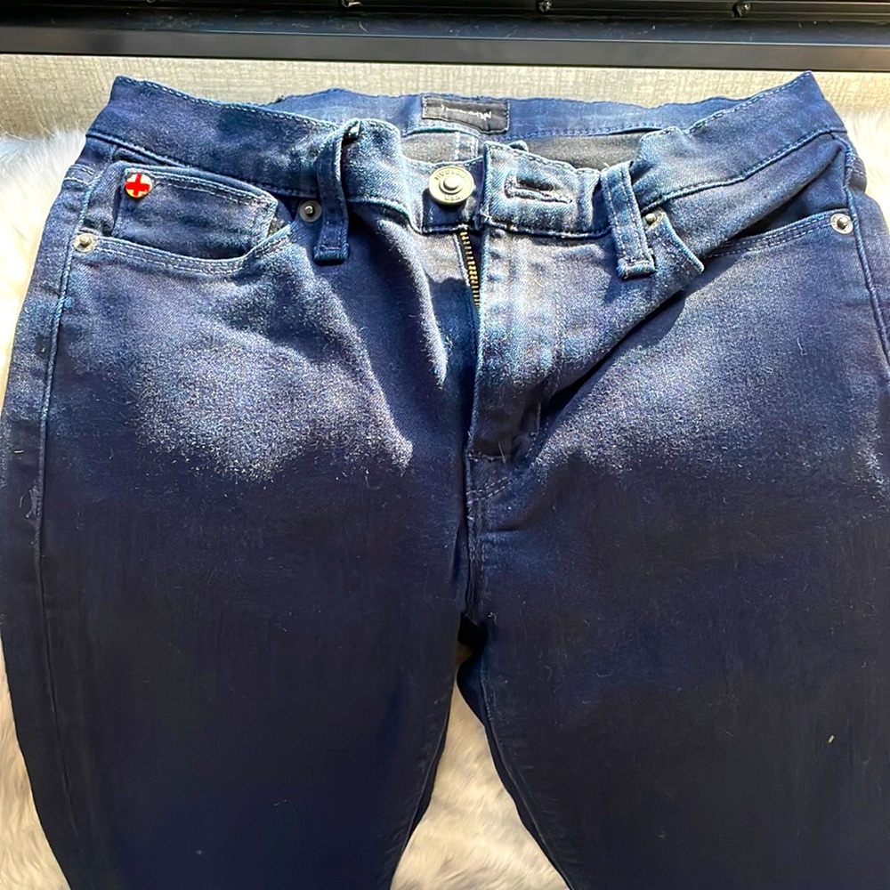 Dark wash Hudson jeans slim fit stretch